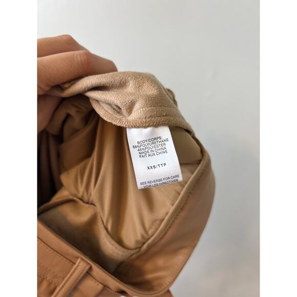 NEW Cami NYC Adene Vegan Leather Elastic Waist Pant Women's Cortado Size: XXS - Picture 7 of 9